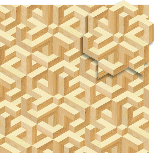 Художественный паркет Романовский паркет Укладка U 136